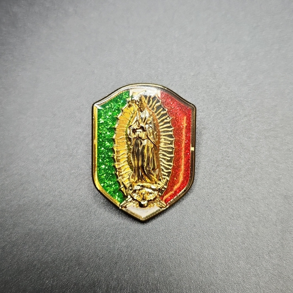 Virgen De Guadalupe Pin "TriColor"